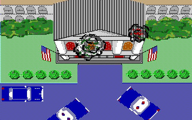 Boot Camp IBM PC/Compatibles Screenshot: Terrorists have taken over, I need to rescue hostages.