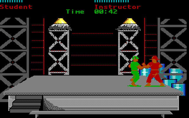 Boot Camp IBM PC/Compatibles Screenshot: So far I'm losing, but there's still a chance to come out ahead!