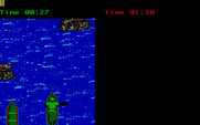 Boot Camp for IBM PC/Compatibles - Paddling a raft near the end of the event.