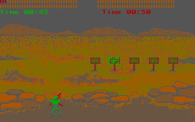 Boot Camp IBM PC/Compatibles Screenshot: Next up is the firing range.