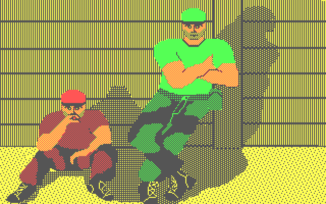 Boot Camp IBM PC/Compatibles Screenshot: Taking a break before the next event.