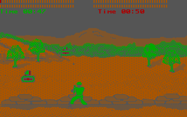 Boot Camp IBM PC/Compatibles Screenshot: More target practice...
