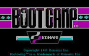 Boot Camp for IBM PC/Compatibles - Title screen.