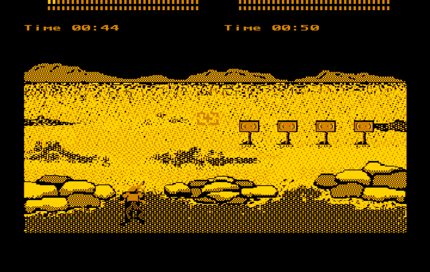Boot Camp IBM PC/Compatibles Screenshot: At the firing range...shoot the targets!