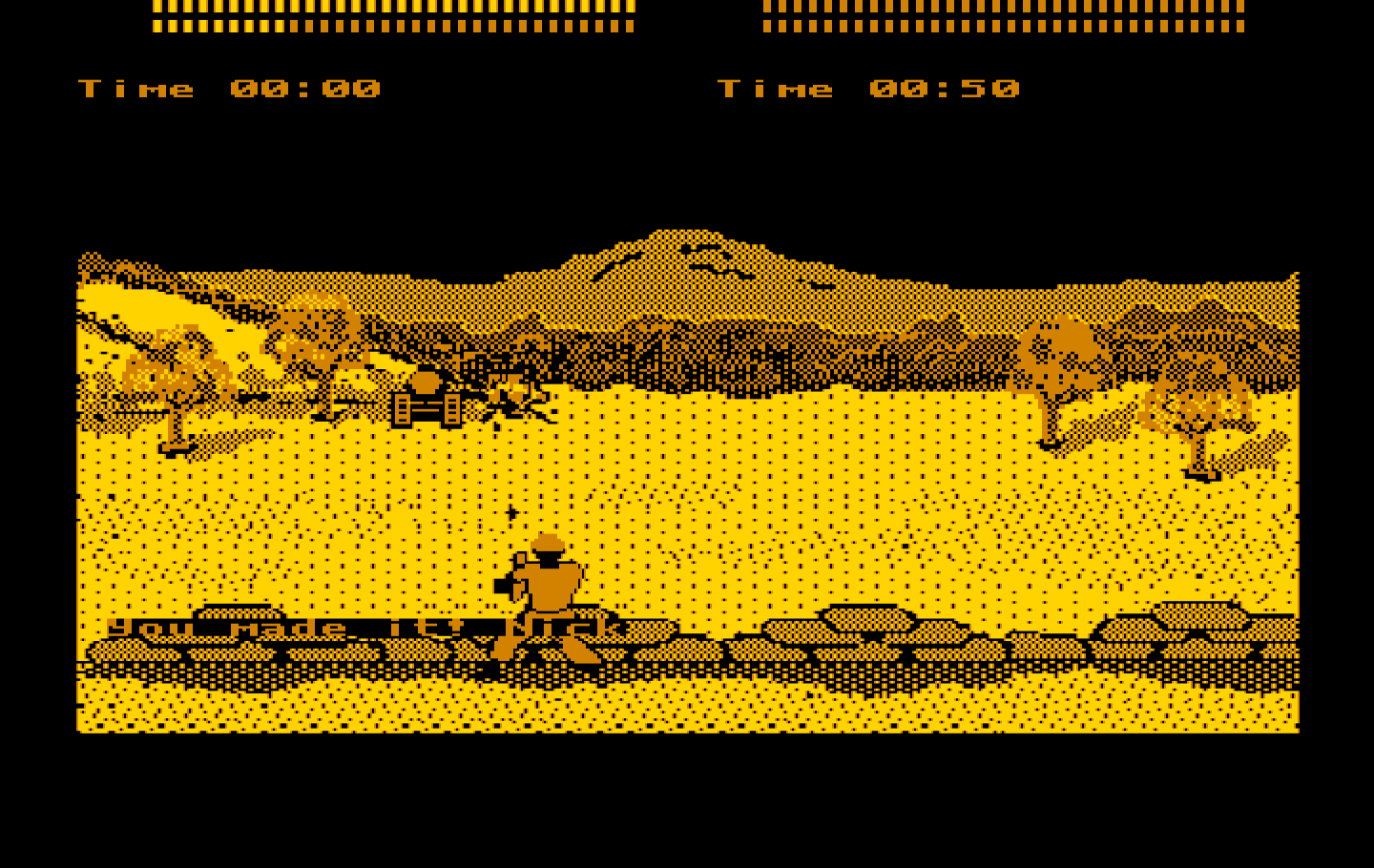 Boot Camp IBM PC/Compatibles Screenshot: Shooting targets...