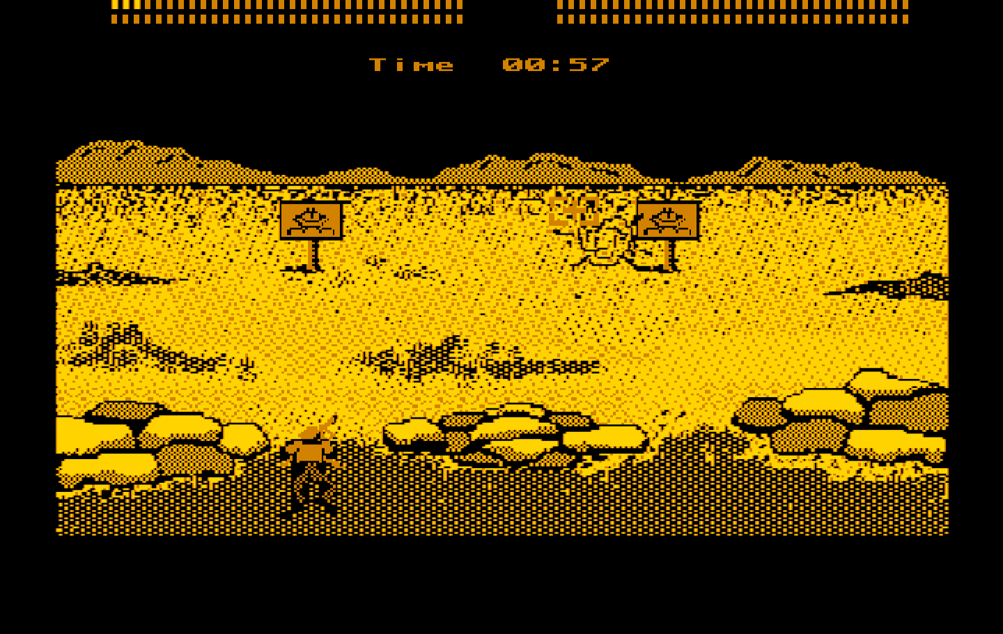 Boot Camp IBM PC/Compatibles Screenshot: Shooting more targets...