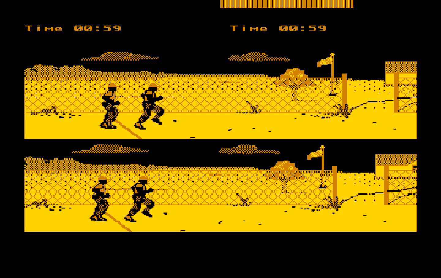 Boot Camp IBM PC/Compatibles Screenshot: And the race begins!