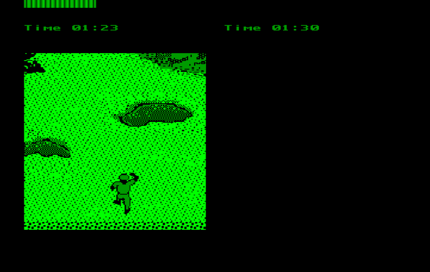 Boot Camp IBM PC/Compatibles Screenshot: Time for the iron man race!