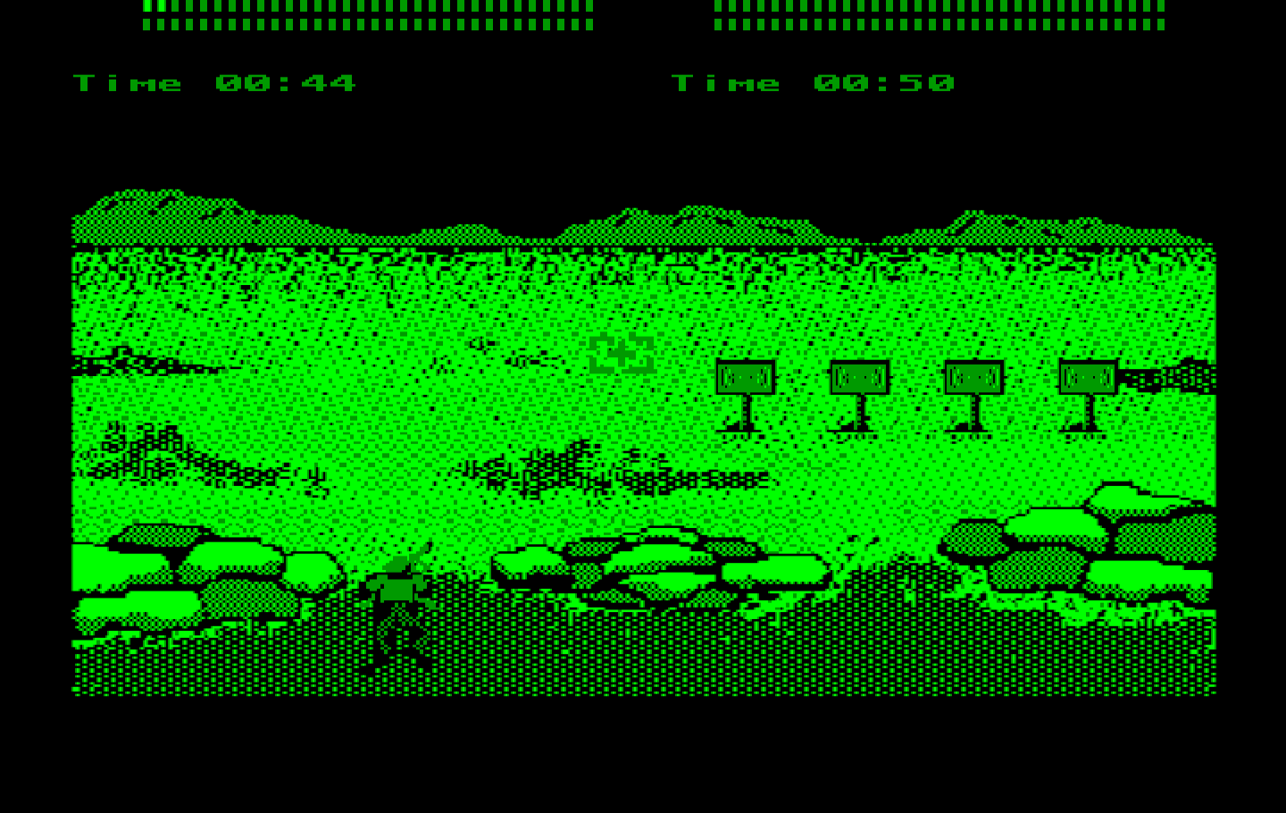 Boot Camp IBM PC/Compatibles Screenshot: At the firing range...shoot the targets!