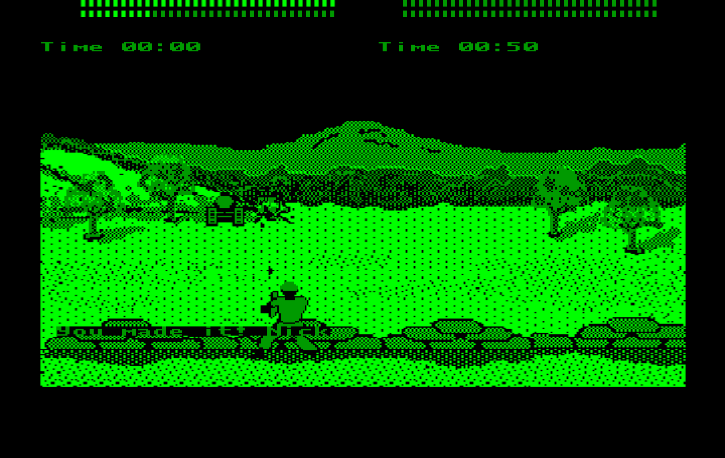 Boot Camp IBM PC/Compatibles Screenshot: Shooting targets...
