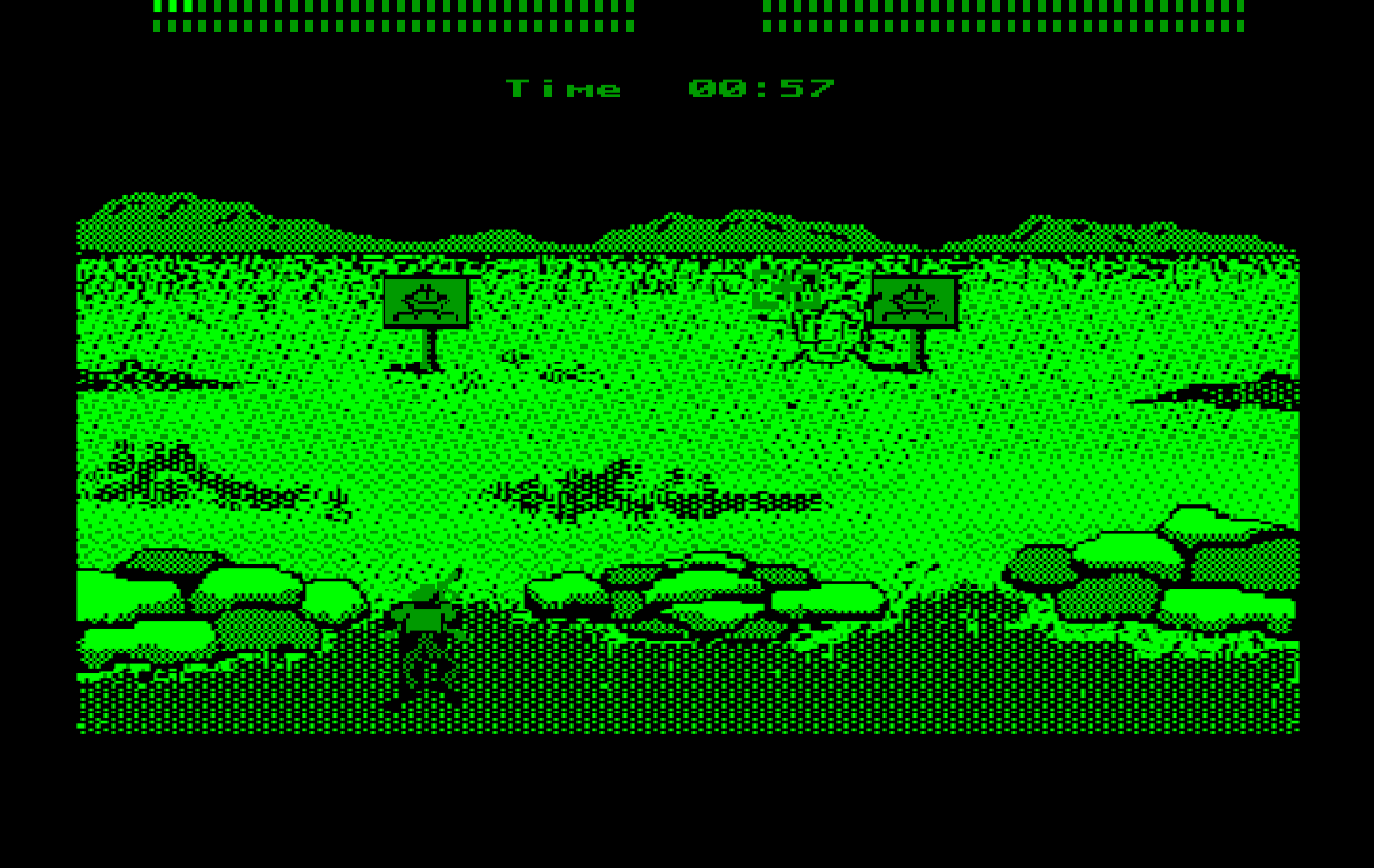 Boot Camp IBM PC/Compatibles Screenshot: Shooting more targets...