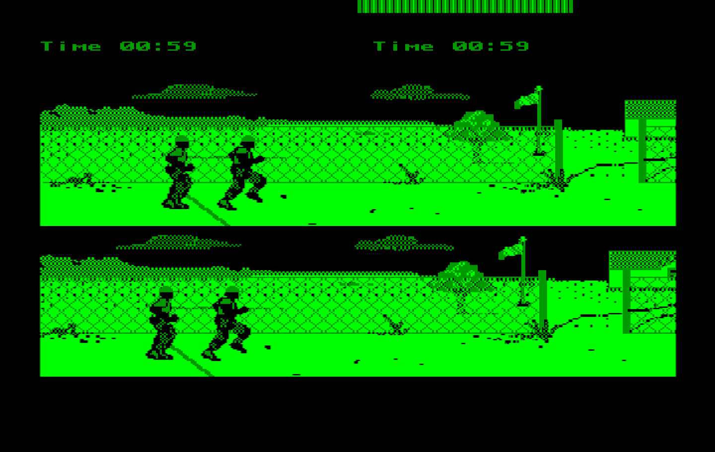Boot Camp IBM PC/Compatibles Screenshot: And the race begins!