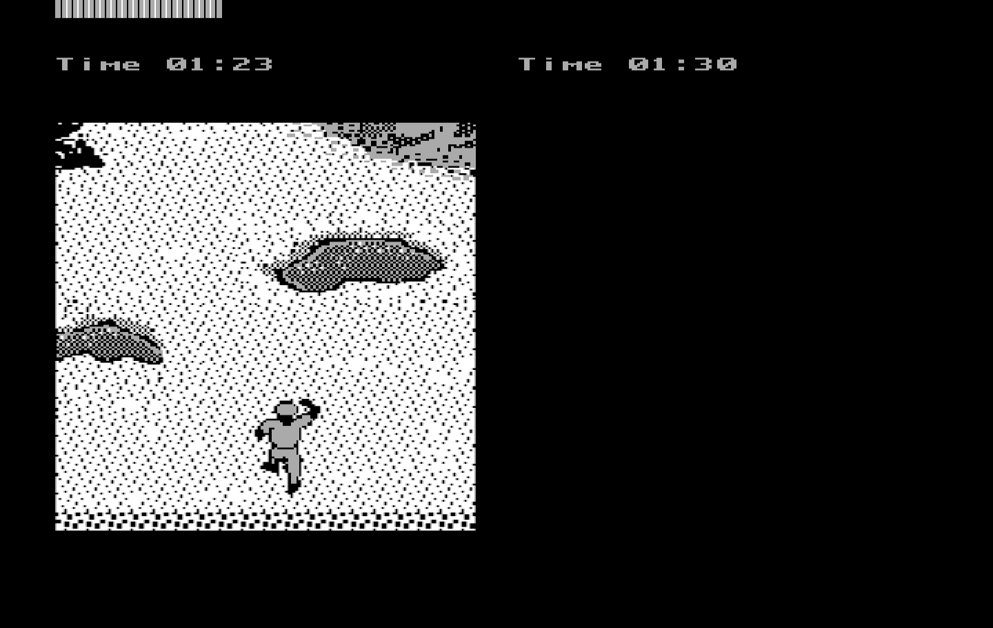Boot Camp IBM PC/Compatibles Screenshot: Time for the iron man race!