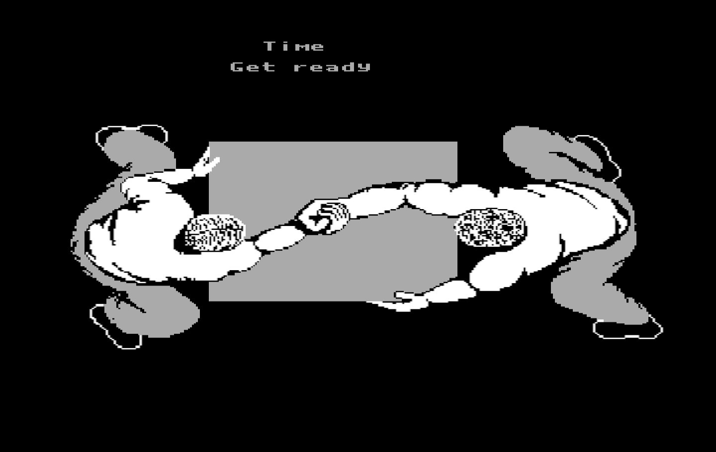 Boot Camp IBM PC/Compatibles Screenshot: Get ready for arm wrestling!