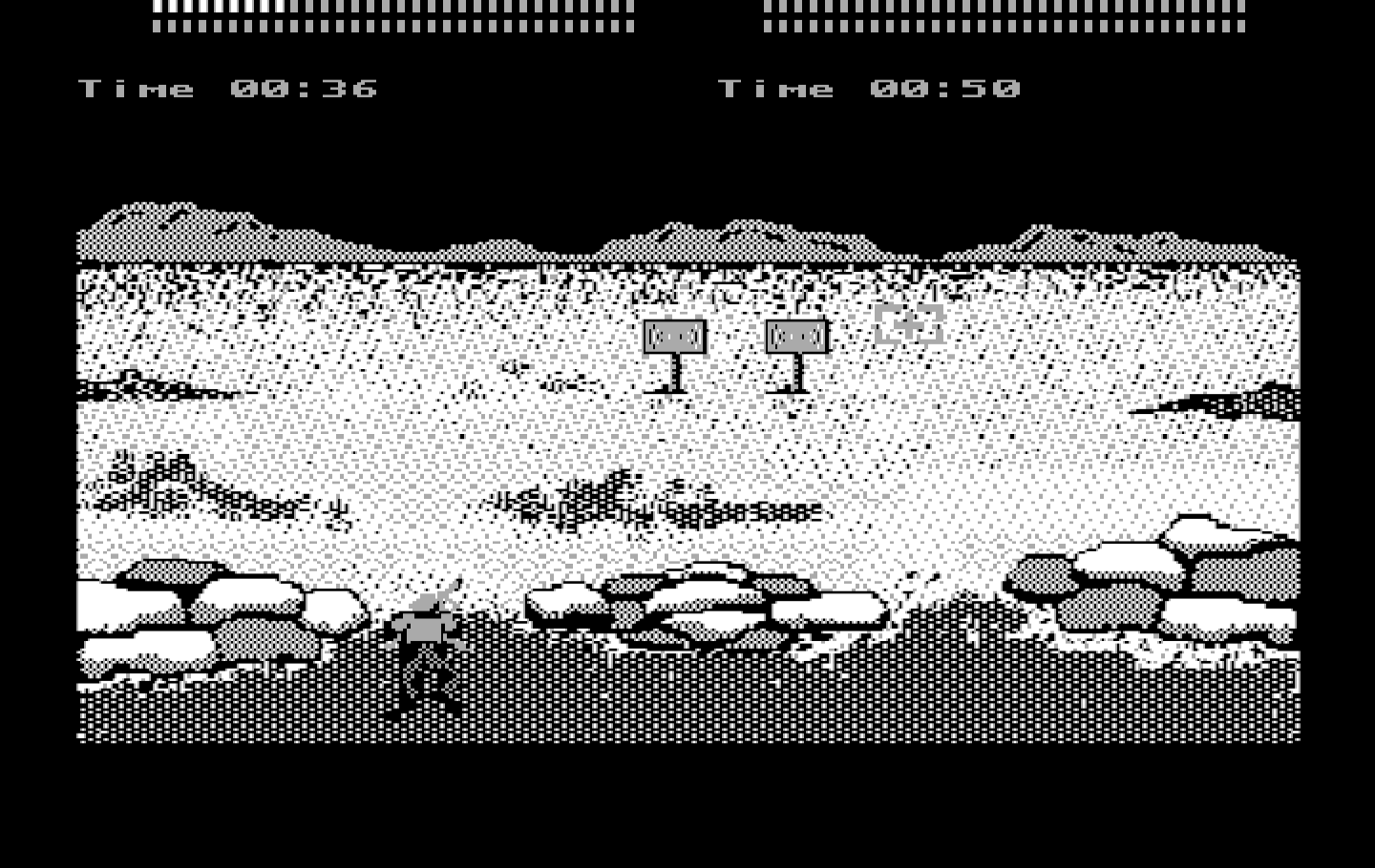 Boot Camp IBM PC/Compatibles Screenshot: Each set of targets appears in a different location.