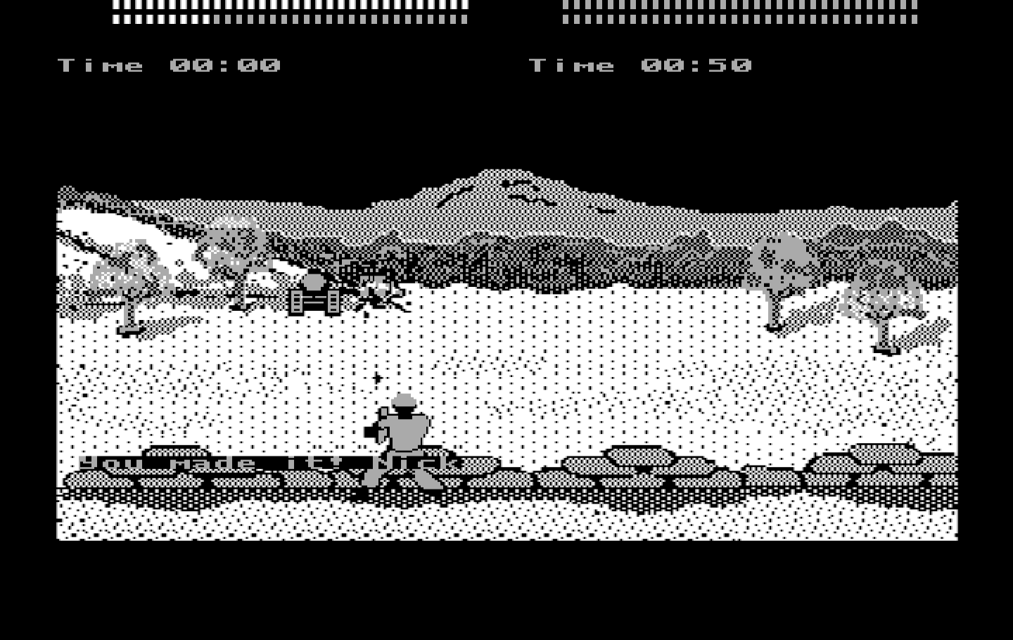 Boot Camp IBM PC/Compatibles Screenshot: Shooting targets...