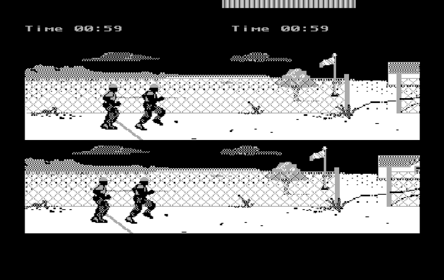 Boot Camp IBM PC/Compatibles Screenshot: And the race begins!