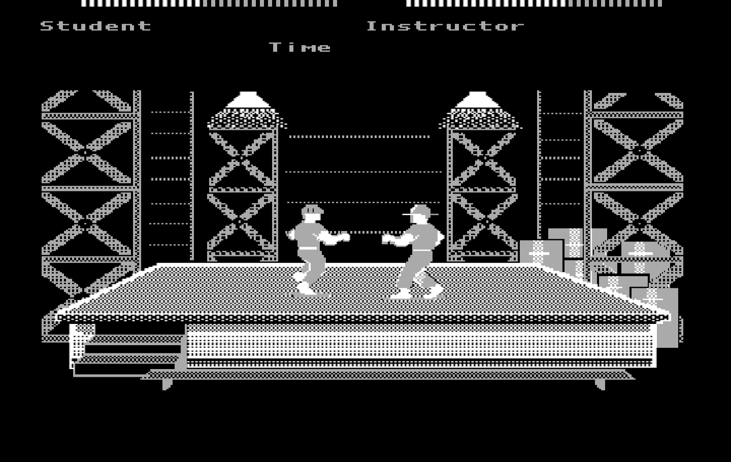 Boot Camp IBM PC/Compatibles Screenshot: Time for a fight with the instructor!
