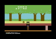 Pitfall! for Commodore 64 - Use ladders to climb in and out of the underground tunnels.