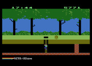 Pitfall! for Atari 5200 - Use ladders to climb up and out of the tunnels.