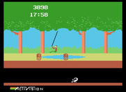 Pitfall! for ColecoVision - Swinging across the swamp...