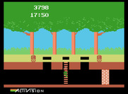 Pitfall! for ColecoVision - Climbing up a ladder.