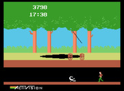 Pitfall! for ColecoVision - Jumping over scorpions requires careful timing.