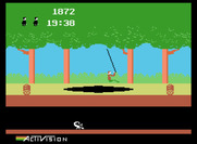 Pitfall! for ColecoVision - Swinging across a pit.