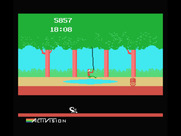 Pitfall! for MSX - Swinging on a vine.