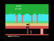 Pitfall! for MSX - A brick wall blocks my path to the right...