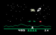 Astrosmash for Intellivision - Shoot meteors before they pass you to earn points.