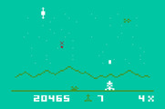 Astrosmash for Mattel Aquarius - Level 4; the game gets faster yet again!