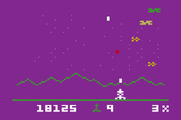 Astrosmash for Mattel Aquarius - Blasting incoming asteroids...