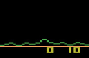 Astrosmash for Atari 2600 - Starting screen.