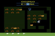 Mr. Do! for Atari 2600 - Game start.