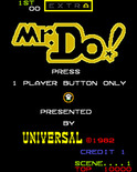 Mr. Do! for Arcade - Press start button to begin!