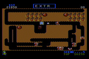 Mr. Do! for Atari 8-bit - Attempting score an EXTRA letter...