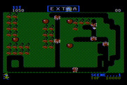 Mr. Do! for Atari 8-bit - Collecting cherries...;