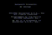 Mr. Do! for Atari 8-bit - Loading screen.