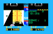 Truckin' for Intellivision - Player on the left needs to avoid an oncoming truck!