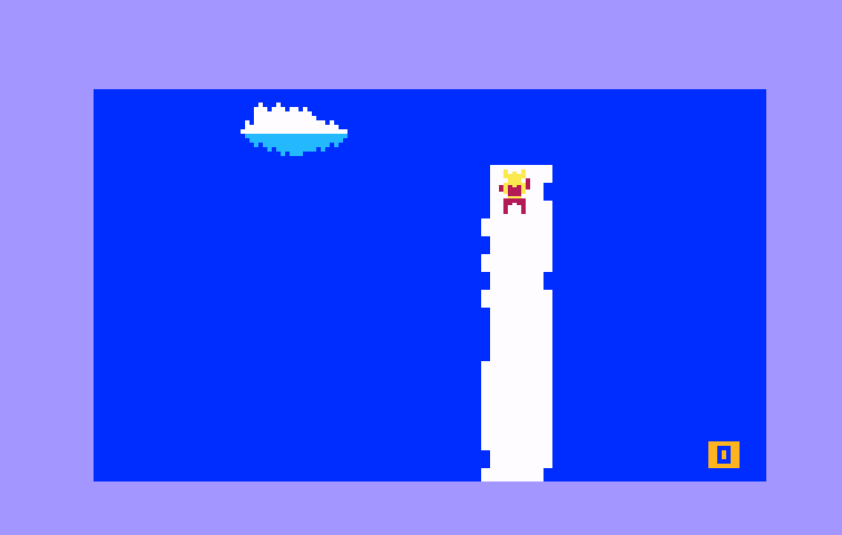Ice Trek Intellivision Screenshot: I'm almost there!