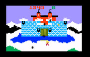 Ice Trek for Intellivision - Don't get hit by incoming projectiles...