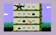Beauty & the Beast for Intellivision - The building gets narrower as you climb higer...