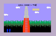 Beauty & the Beast for Intellivision - Well done; the red are represents the part of the building you have climbed up...