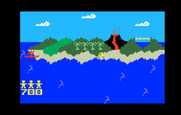 Tropical Trouble for Intellivision - Moving on to the next section of the island.