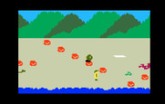 Tropical Trouble for Intellivision - The obstacles form different patterns on each level.