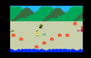 Tropical Trouble for Intellivision - Avoid obstacles running on the beach...