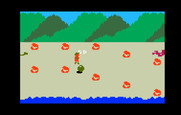 Tropical Trouble for Intellivision - You have temporary speed and invulnerability after collecting a scarf.
