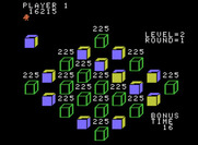 Q*bert's Qubes for ColecoVision - Level complete!