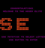 Q*bert's Qubes for Arcade - Game over, but a new high score!